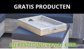Ecosteigerhout - Loungebank steigerhout